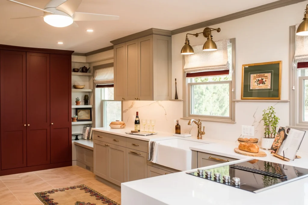 kitchen remodel detail referenced in design build vs contractor vs architect