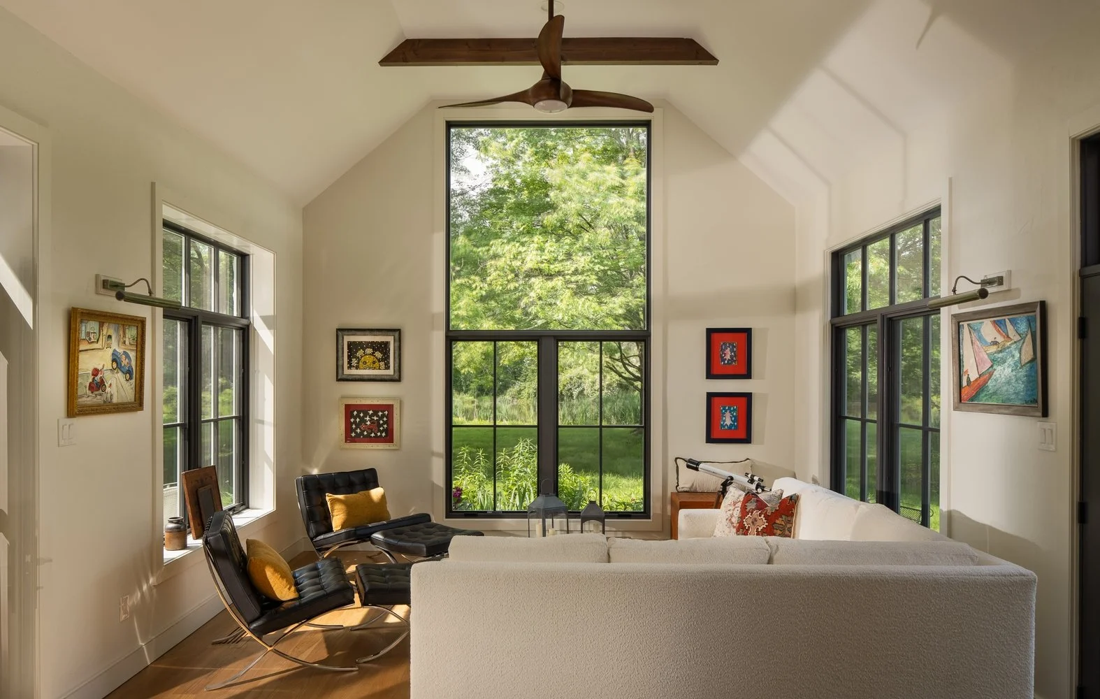 doylestown gallery house living room design build 2